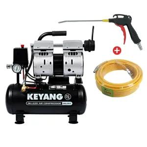 계양 KAC-10SE II 콤프레샤 세트 (본품 + 에어호스 15m + 사출에어건) / 공구명장