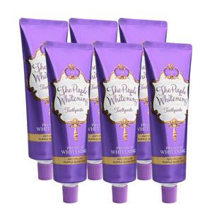 클라이덴 더 퍼플 미백 치약 130g x 6개 안티 옐로우 화이트닝