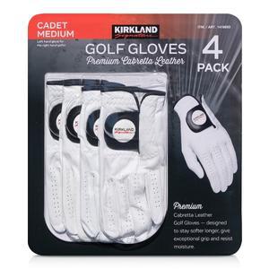 커클랜드 시그니춰 골프장갑 미듐 4장세트 남성 화이트