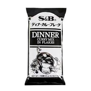 S&B 디너카레 믹스 인 후레이크 1kg