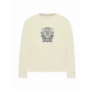 [타미힐피거] 여성 크레스트 그래픽 스웨터 BB T22E6KTO030WT1 Z00 ZHO