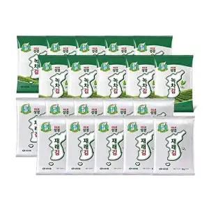 [지도표성경][지도표성경김] T 재래 전장김 30g x 10봉 + 녹차 전장김 30g x 10봉