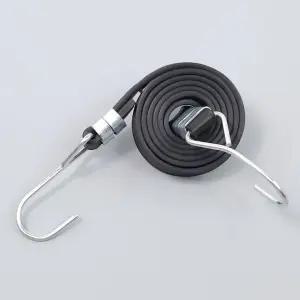 고탄성 고무 밴드 스트랩 강철 고리 후크 밴드 1M