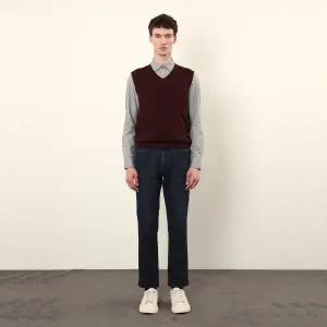 [롯데백화점]인디안 [광복점]중년 남성 워셔블 솔리드 베스트 MIEBV4F831115GL