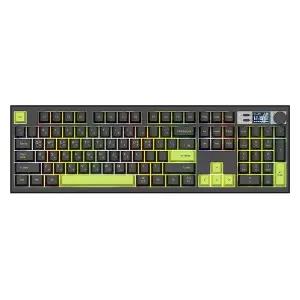 앱코 AS104 오피스네비게이터 유무선 기계식 네온블랙 (조약돌 슈팅스타축)