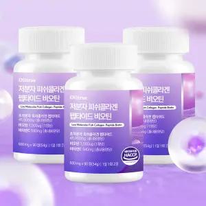 올리트루 저분자 피쉬콜라겐 펩타이드 비오틴 3개
