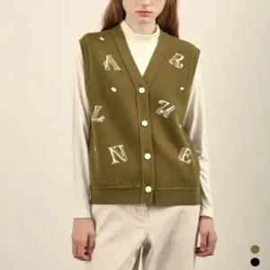 [올리비아로렌]올리비아로렌 레터링 자카드 베스트 VVCBN4W9291 애플아울렛