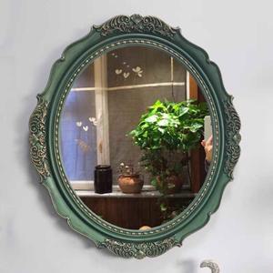 욕실 엔틱 거울 미러 선반 엔틱골드 천연조개 사과 화장실 빈티지 유노 고정 북유럽