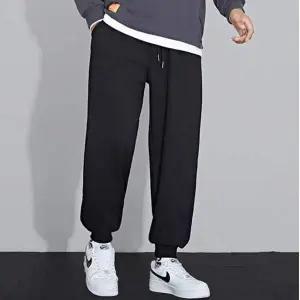 [HS라이프]기모바지 겨울팬츠 슬랙스 남성 시보리 밴딩 2컬러 허리 조절 편한와이드 조거팬츠