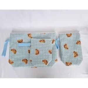 고급방수원단 여벌옷 어린이집파우치 등원준비물 양치 물통 파우치