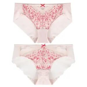 [롯데백화점]예스 2종택1핑크 하트 햄팬티 레이스팬티YSWPZ102