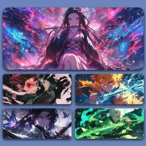 귀멸의 칼날 마우스패드 특대형 e스포츠 키보드 장패드 귀칼