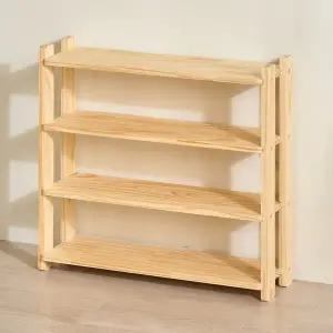 [예다움] 유아 신발장 아기 신발정리대 신발선반 4단 와이드