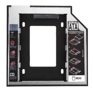 lg노트북케이스 VODOOL 범용 2 세대 2 5mm SSD HD SATA 하드 디스크 드라이브, HDD 캐디 어댑터 베이, 노트북 Cd Dvd Rom 광학 베이 트레이 브래킷