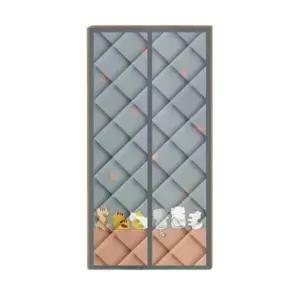 하랑디움 자석양문형 방한 패딩 커튼 바람막이 현관중문 보온 방풍커튼 누