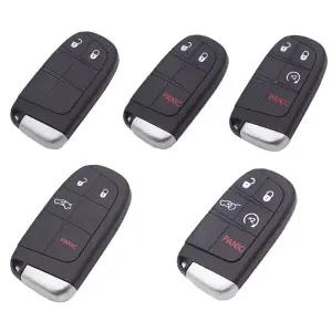 크라이슬러 300C 용 원격 키 셸 지프 그랜드 체로키 램 자동차 키 교체용 닷지 충전기 여행 챌린지 다트 듀