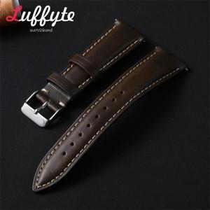 오일 왁스 변색 천연 가죽 시계줄 18mm 19mm 20mm 21mm 22mm 퀵 릴리즈 유니버설 교체용 시계줄