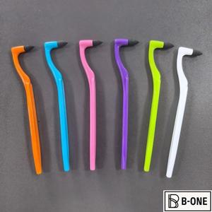 작은 머리 단일 빔 부드러운 치아 청소 칫솔 치열 교정 치간 모발 이식 성인 구강 관리 도구