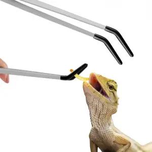 방지 핀셋 집게 상처 렙타일 도마뱀 용품 곤충 파충류 프리미엄 신상 먹이 급여