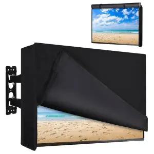 티비보호커버 야외 TV 커버 롤업 전면 플랫 지퍼 방수 LED LCD 스크린 100인치 90인치 85인치 75인치 65인