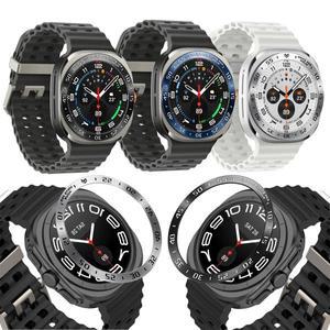 삼성 갤럭시 워치8 클래식 46mm용 베젤 링 커버 메탈 링 갤럭시 워치8 40 44mm 울트라 2025/울트라 47mm 보