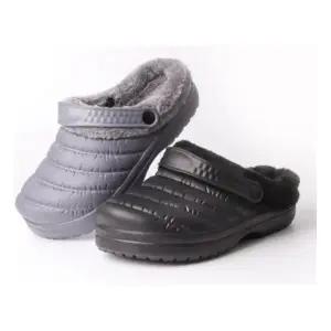 선업 털안감 포크2 방한 슬리퍼 샌들 따뜻한에어솔 겨울슬리퍼