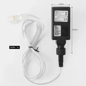 크리스마스트리꾸미기 예쁜 크리스마스 트리 전구 점멸 컨버터 LED 전원잭 크리스마스전구