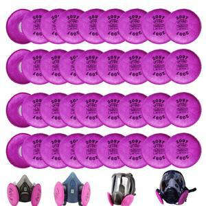 2091/2097 입자 필터 P100 3M 7502 시리즈 호흡기 먼지 마스크 액세서리 목수 페인팅 스프레이 산업용