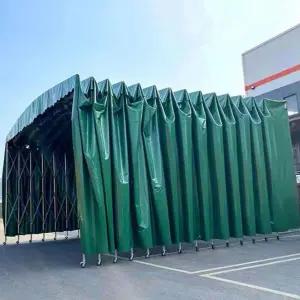 주차장 지붕 이동식 차고지 어닝 캐노피 차양막 자바라