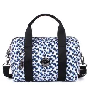 키플링 토트 크로스백 비나M 큐리어스레오파드