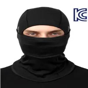 정품 인증받은 성인 바라클라바 블랙 오토바이/자전거/넥워머/겨울용품/한파