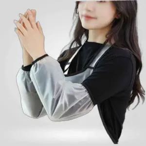 보리별 투명 방수 팔토시 작업용 미술 TPU 방수 식품공장 투명토시 토시