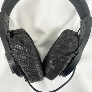 부직포 헤드셋커버 일회용 중형 블랙 105mm 위생 보호