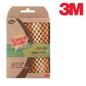3M 수세미 내추럴 옥수수 그물망사 1개입