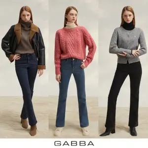 여성 라이크라 더블웜 이중직 기모데님 3종