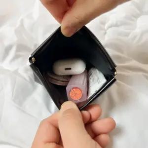 화장품 악세사리 자석 파우치 블랙 소형 립스틱파우치 틴트파우치 이너백