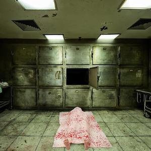 할로윈 가짜 시체 범죄 현장 장식 혈액 인쇄와 두꺼운 천 파티 위해 무덤에서 뒤로 59