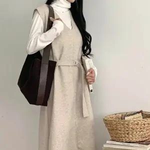 KHB410D여성용 대형 스웨이드 숄더백 일상용 보부상 가방_23942097