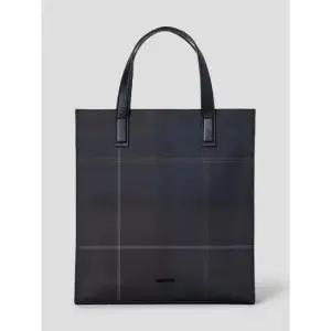 BEANPOLE ACCESSORY 커뮤터 체크 세로 토트백 - 네이비