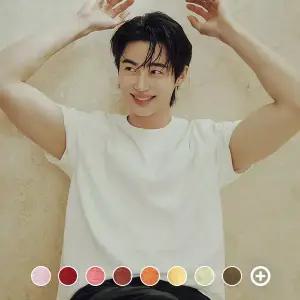 025530 코튼저지 라운드넥 반팔티