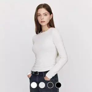 325902 여 시어 레이어드 긴팔티