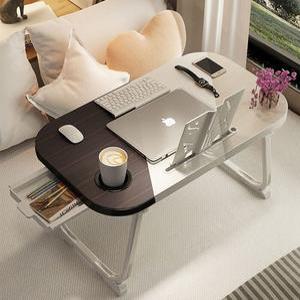 다용도 라운드 접이식 스마트 좌식 테이블 침대 독서 학생 공부 수험생 멀티 책상 테이블