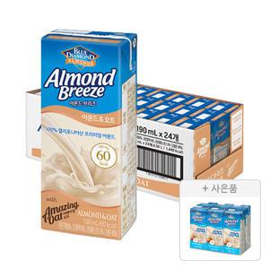 아몬드브리즈 아몬드&오트 190ml, 24개 + 증정(아몬드브리즈 언스위트 190ml, 6개)