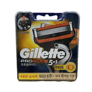 질레트 퓨전 프로글라이드 파워 면도날 8입*