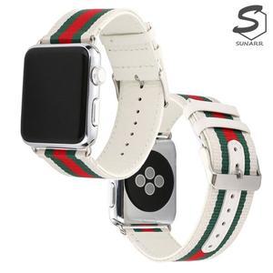 [수나르]애플워치SE 3 2 40mm 44mm 호환 모던클래식 스트라이프 밴드 시계줄 스트랩