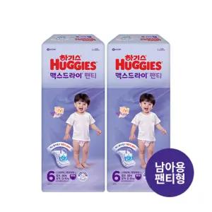 하기스 맥스드라이 팬티 6단계(남) 38매x2팩
