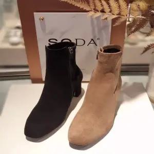 [소다] (ALB015B) 신상 여성 세미드레스 앵클부츠ALB015