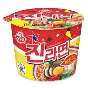 오뚜기 진라면 매운맛 큰컵 110g 12개 / 컵라면