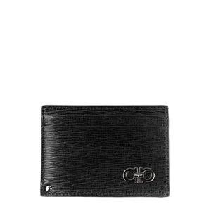 [부산점][살바토레페라가모][페라가모] (66 A061 NERO 0685914) 남성 더블 간치니 카드지갑