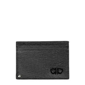 [부산점][살바토레페라가모][페라가모] (66 A061 NERO 0733292) 남성 더블 간치니 카드지갑